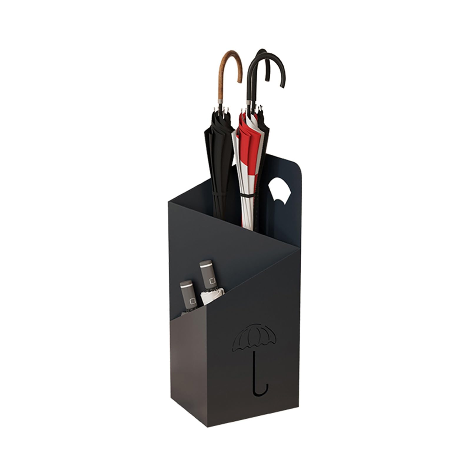 WXPGFEQ Umbrella Storage Rack,Household Iron Umbrella Stand,with Removable Drip Tray,for Entrance Company Hotel Lobby