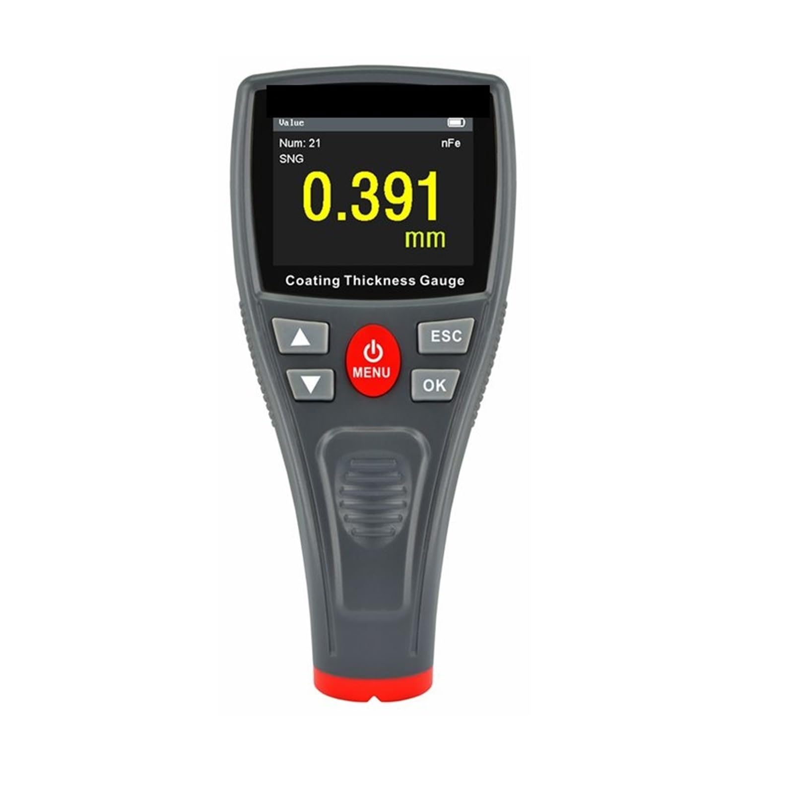 Spessimetro Vernice, Automotive Calibro di Spessore della Vernice for Auto Vernice Vernice Film Coating Meter 1500um 59mil LCD Carrozzeria Detailing Strumento WT2110
