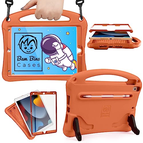 Bam Bino Space Suit Custodia Per 10.2 Ipad 9A, 8A, 7A Generazione (2021-2019), Ipad Pro 10.5, Ipad Air 3 | Bambini Cover Case, Portapenna Supporto