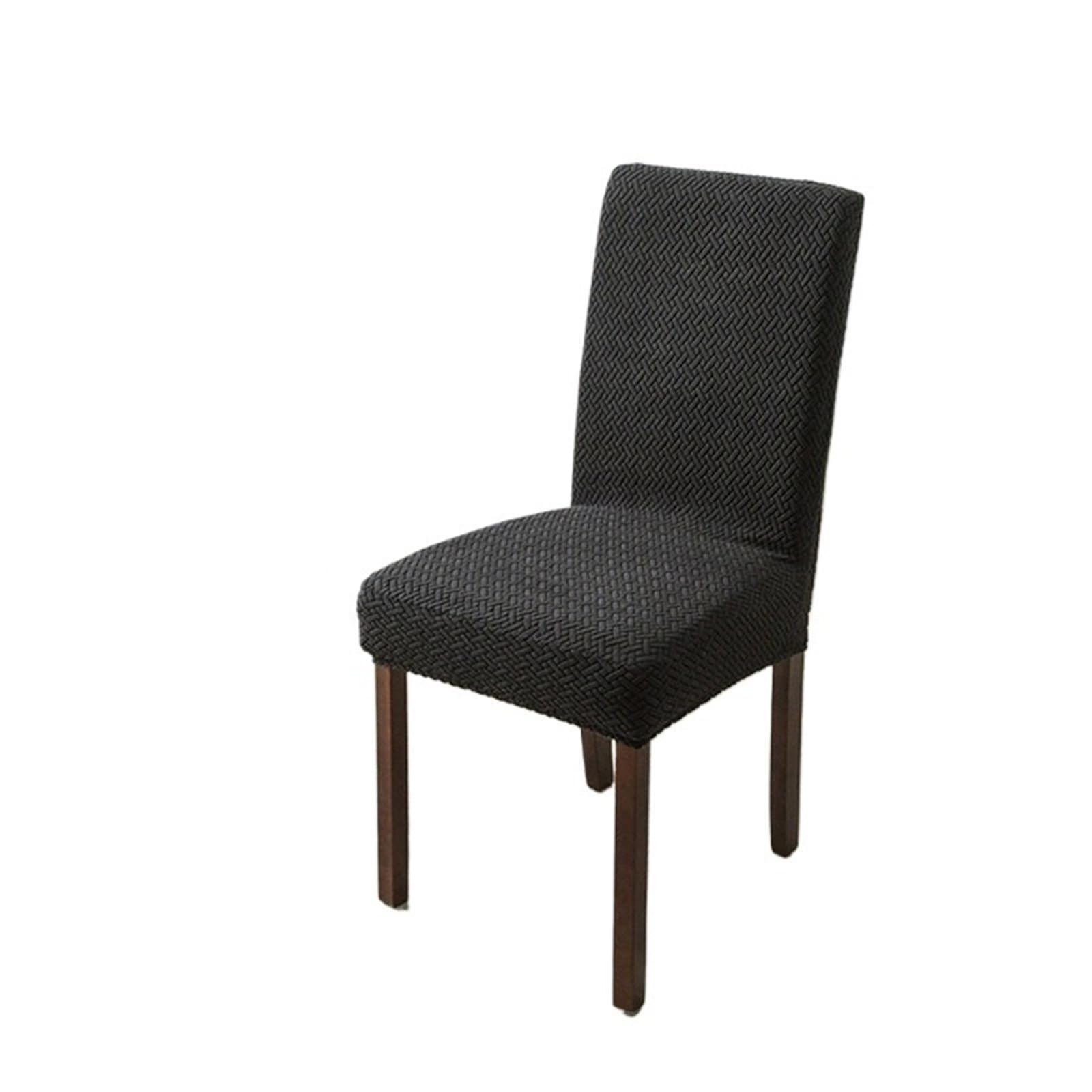 ECPGPMDLDT Chair Covers Stretch Kitchen Dining Room Chair Covers Removable Washable Dining for Conferences Family Dining Wedding Banquets(A,8pcs)