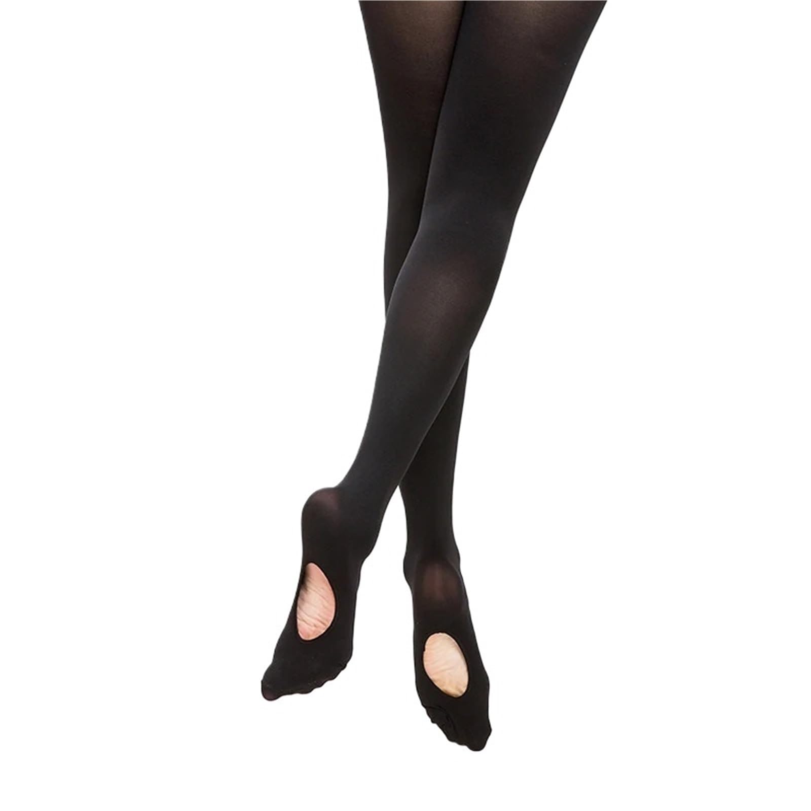 Collant Danse Leggings de danse ballet doux for femmes et filles, collants d'entraînement gymnastique avec trou