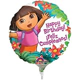 Dora The Explorer Birthday Mini Foil Balloon (1 per package)