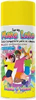Spray Tinta Temporária para Cabelo 120ml Azul Vermelho Verde Amarelo Laranja Violeta Fantasia Festa Cosplay Carnaval Facil de aplicar e remover (Amarelo)