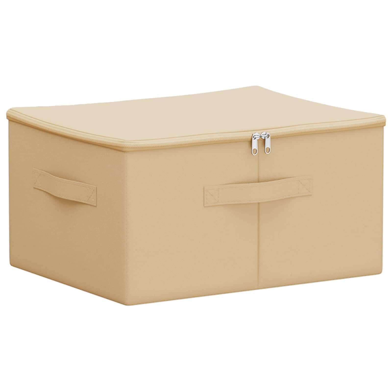 Hothingwell Scatola portaoggetti in tessuto Intisse 43 x 34 x 23 cm, 24 pezzi | Doppi Scomparti Pieghevole, Pratiche Maniglie, Poliestere, Per Giocattoli Libri
