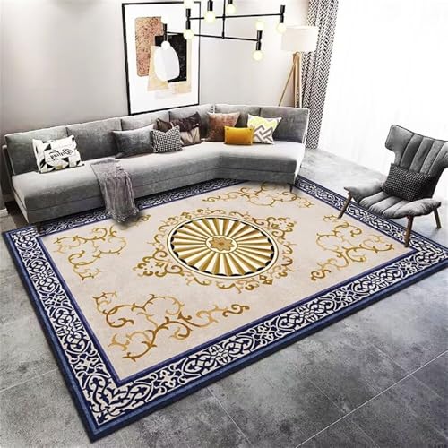 Tapis enfant chambre garcon bleu et doux pour espace de jeu - 2