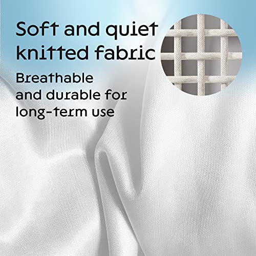 Body Pillow Protectors Waterproof 20X55 Pair Soft Set Of 2 Breathable Membrane Smooth Fabric Zip Encasement Covers Cases White #TOP2