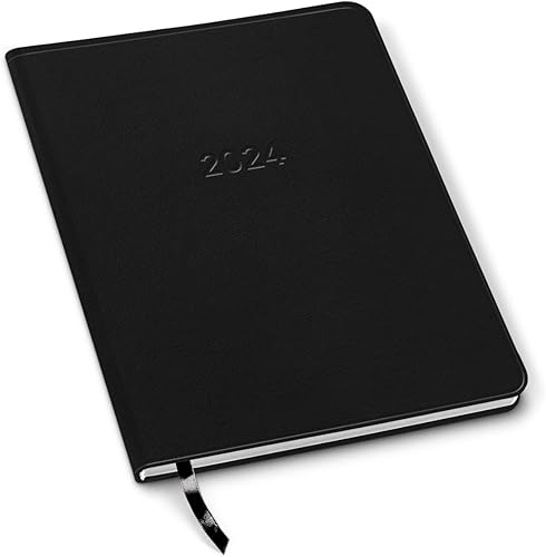 Miniatura 1 de Harbor - Agenda semanal 2024 - Cambridge naranja quemado, 9 x 7 pulgadas