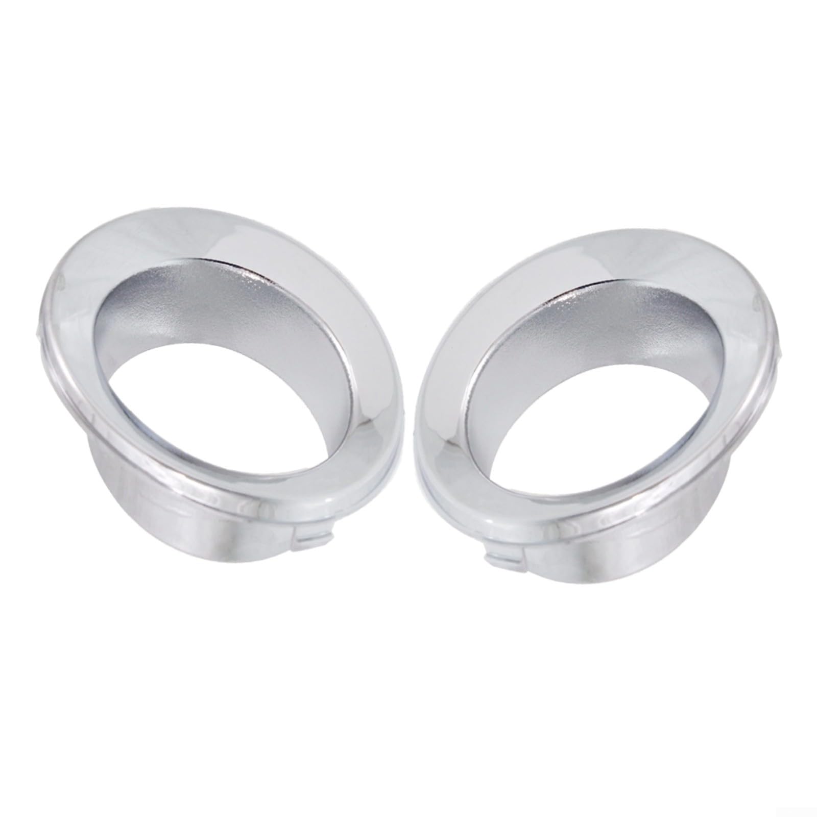 Coppia di cornici cromate per fendinebbia per MINI Cooper Base 2005-2008, ricambio diretto per paraurti anteriore OE 51117127941 51117127942