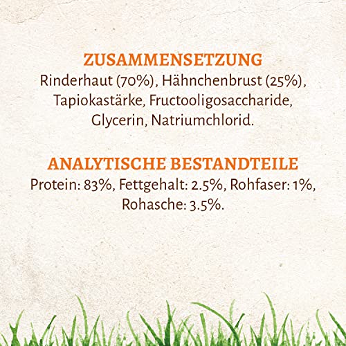 8in1 Delights Chicken Balls XS - gesunder Kausnack für Hunde, hochwertiges Hähnchenfleisch eingewickelt in Rinderhaut, 4 Stück