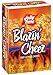 JOLLY TIME Blazin’ Cheez | Spicy Cheddar Cheese Microwave Popcorn with Bold & Savory Flaming Hot Red Pepper & Chilli Flavor (3-Count Boxes, Pack of 4)