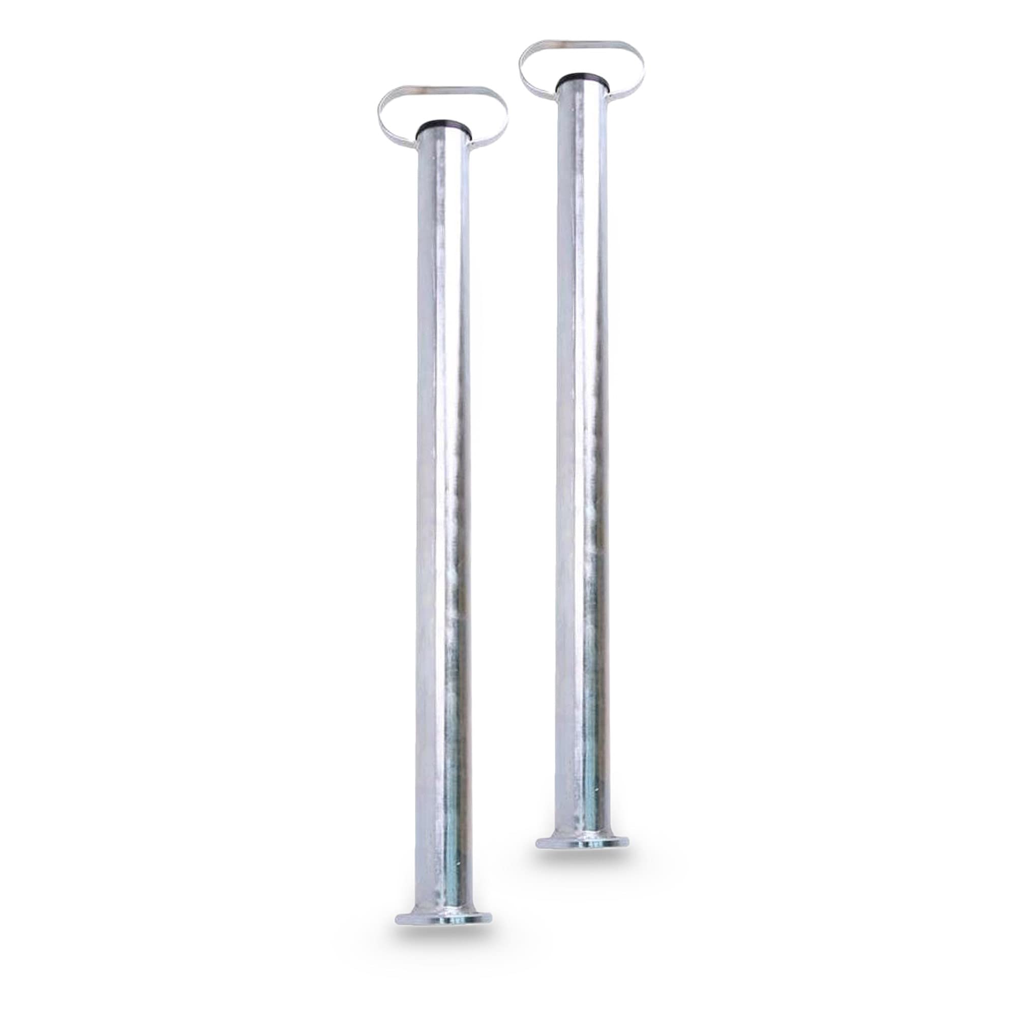 PRO PLUS 5tlg. Anhänger Zubehör Set mit 1x Stützrad, 2X Abstellstützen und 2X Klemmschellen