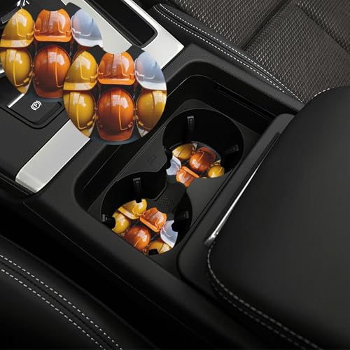Portavasos para Carro Antideslizante 2 Pcs Negro miniatura 1