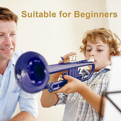 image for Ktaxon Bb Standard Trumpet for Beginners,Trumpet for Student with Hard
