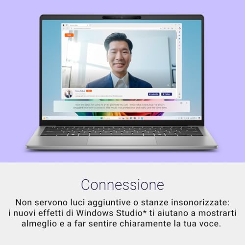 Inspiron 14 (5441) Copilot+ PC Laptop 14" FHD+ 60 Hz, Snapdragon X Plus, Qualcomm Adreno, 16GB RAM, 512GB SSD, Windows 11 Home, Tastiera retroilluminata italiana - Titan Grey - Notebook - Immagine 3