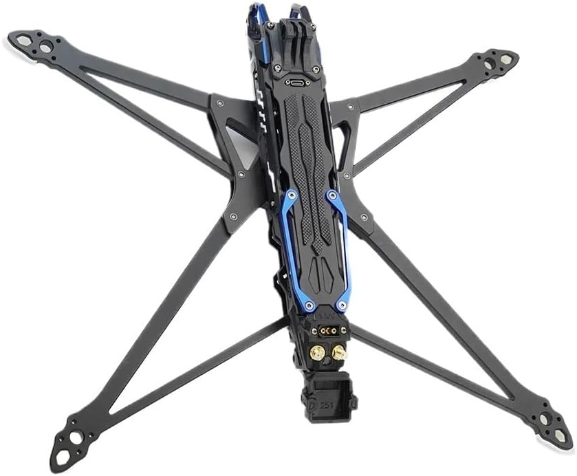 For TJRC YJ10 10" Carbon Fiber FPV Drone Frame Kit for Racing/Freestyle, Lightweight Quadcopter Drone parts(Sky Camouflage)