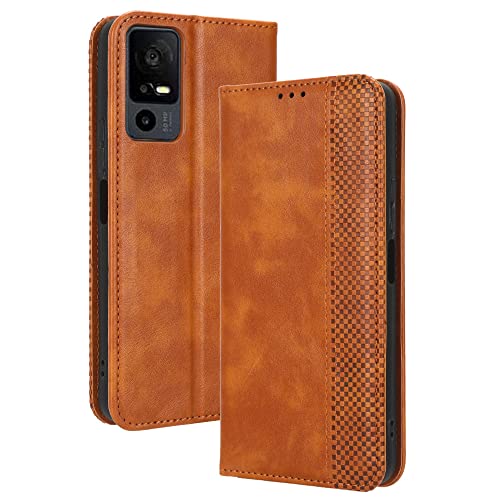 Tznzxm for Lively Jitterbug Smart 4 Wallet Case,PU Leather,Brown