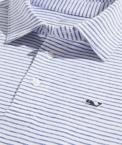 Image of Vineyard Vines Kids Bradley Stripe Sankaty Polo (Toddler /Little Kids /Big Kids)