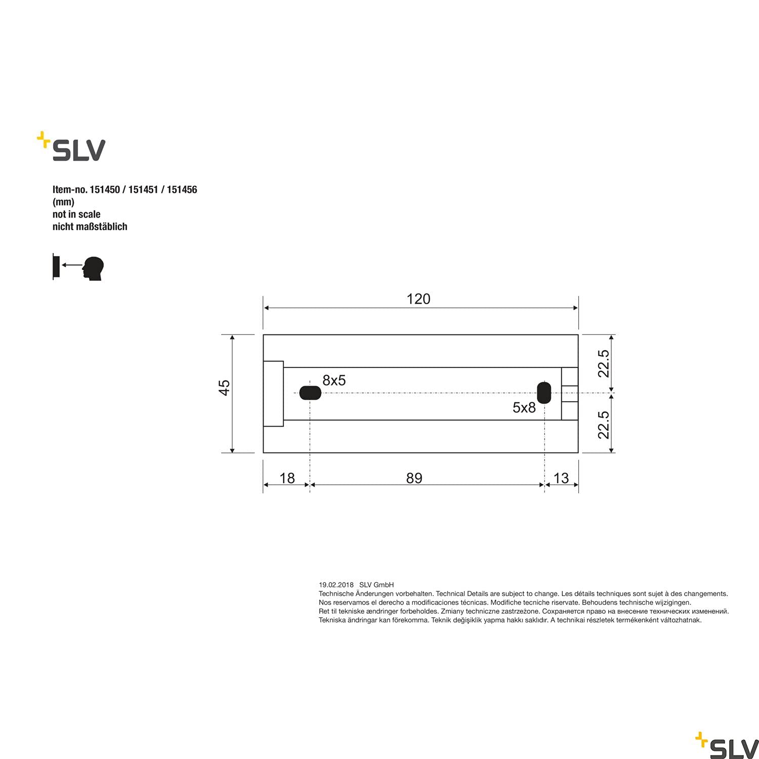 Slv ossa - Aplique r7s 100w blanco