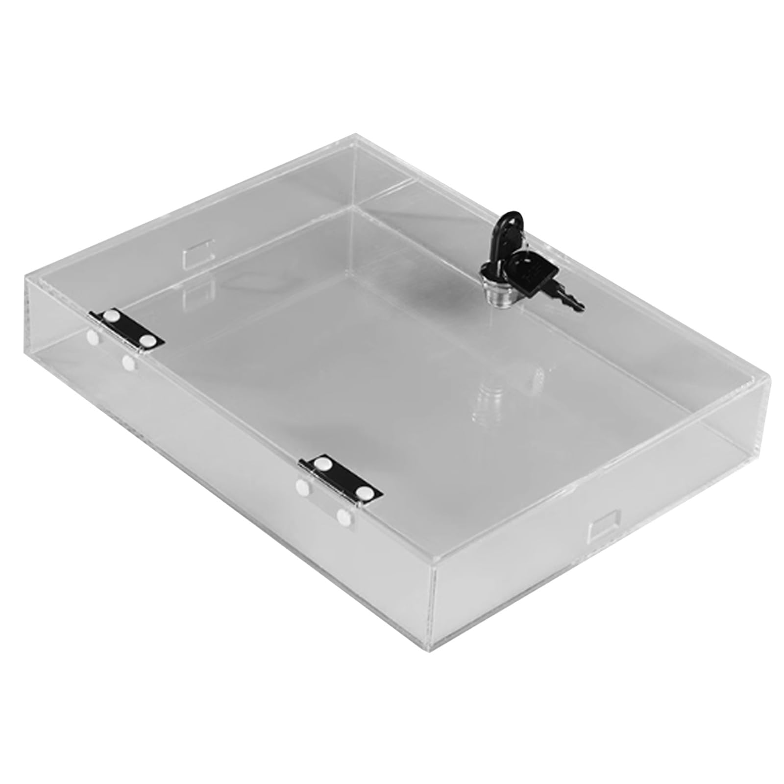 Taquilla de acrílico para teléfono celular antirrobo urna transparente 28x20 con llaves propias