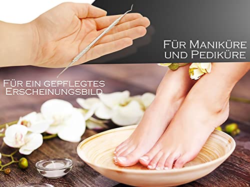 Hoeklifter met recht en gebogen uiteinde als speciaal model voor voetverzorging en nagelverzorging - Image 5