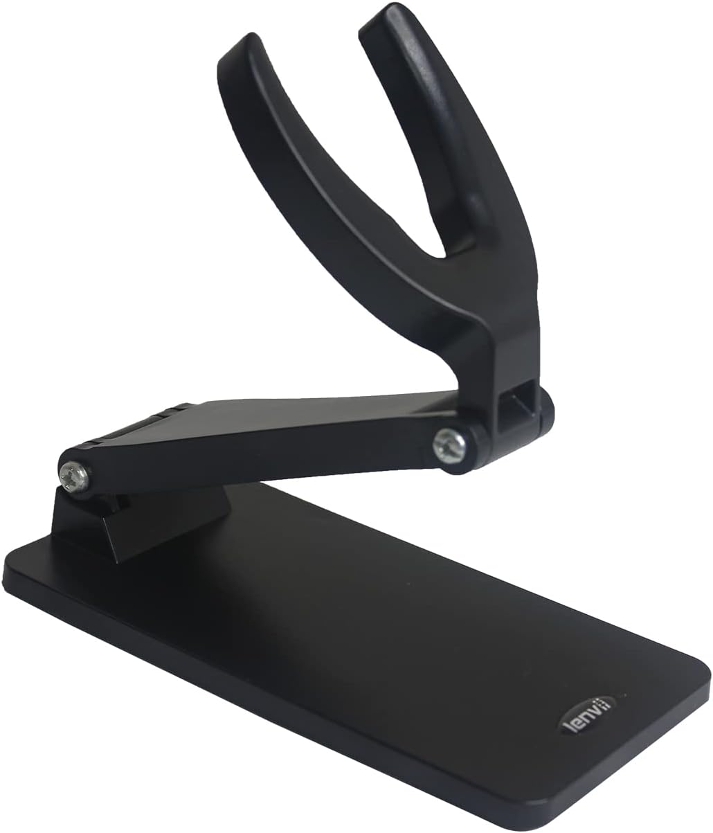 LENVII Hands Free Universal Barcode Scanner Stand Adjustable Barcode Scanner Stand for Supermarket Retail Store School Library Logistic Warehouse Bar Code Readers Scanner Desk Support Holder