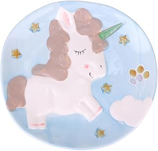 TOYANDONA Pratos De Salada Prato De Porcelana Prato De Cerâmica Para Bebê Prato De Cerâmica Prato Infantil De Desenho Animado Prato De Frutas Prato De Bife Prato De Jantar Infantil Prato De