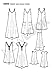 New Look Sewing Pattern 6889 Misses Dresses, Size A (8-10-12-14-16-18)