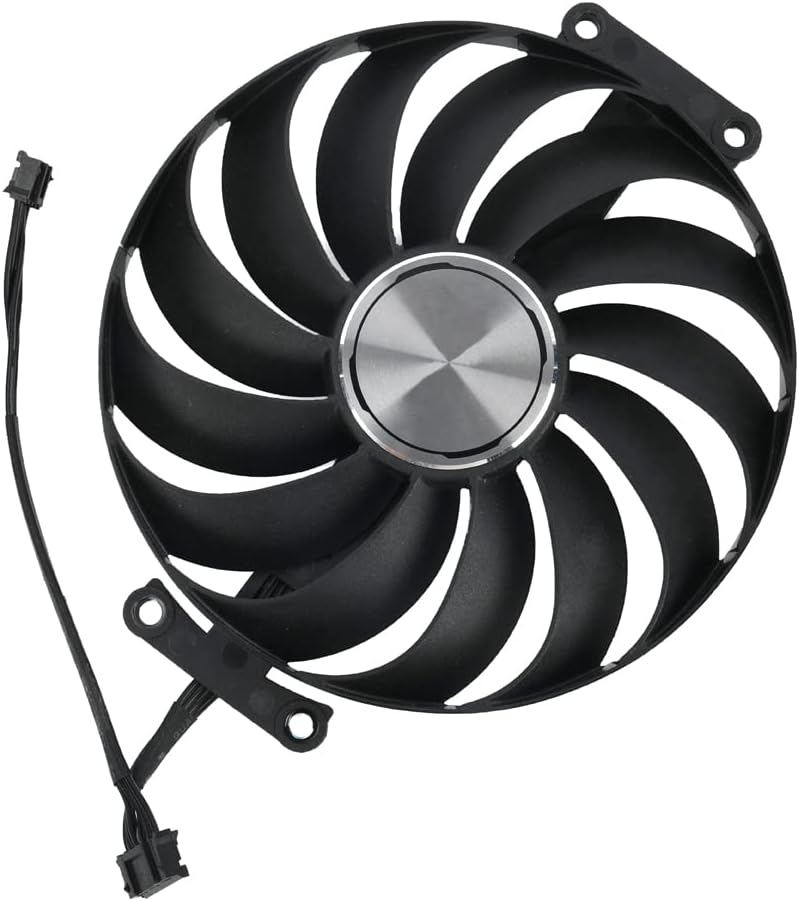 inRobert 95MM T129215SU 12V 0.5A 7Pin Graphics Card Fan for ASUS ROG Strix RX 6700XT 6800 RTX 3070 3080 3090 Gaming Video Card (Fan-B)