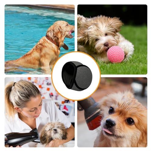 Ohrenschutz Hund, Hunde Ohrenschutz für Geräuschreduzierung für Laute Umgebungen, 45-60cm, Gehörschutz für Hunde beim Baden und Füttern