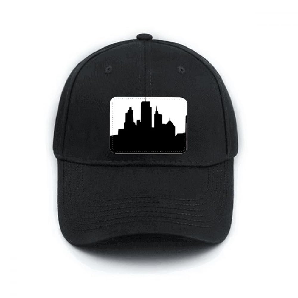 Casquette baseball noire Australia Skyscrapers accessoire de mode réglable coton - 4