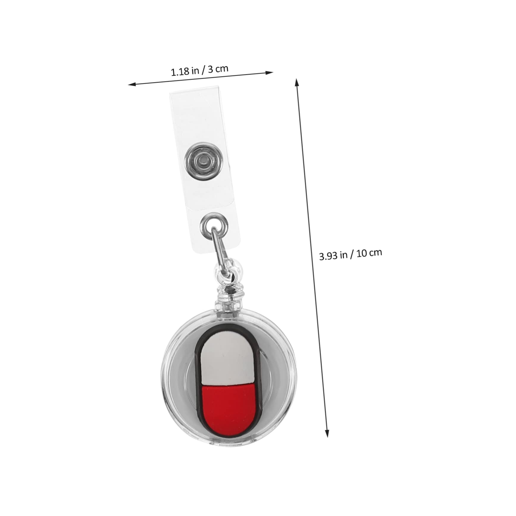 NUOBESTY Lot De 5 Porte-badges Rétractables Pour Technicien En Accessoires Pour Badges D'étudiant Porte-badges Nominatifs Porte-badges Portables 4 Pièces X 5