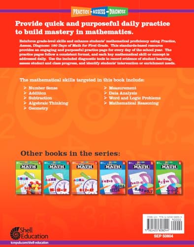 Shell Education 24590 180 Days: Includes Reading 2Nd Edition, Writing, And Math For 1St Grade Practice Workbook thumb #3