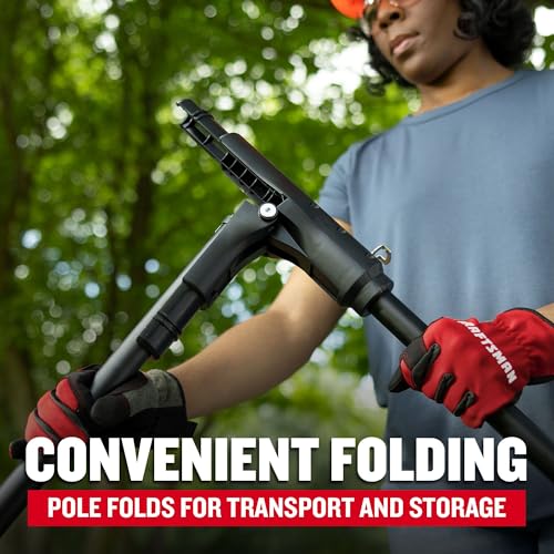 CRAFTSMAN V20 8 FT Cordless Pole Saw, 2 Ah Battery and Charger Included, Tree Pruner, Pivoting Head, Rust Resistant Alloy Steel Blades (CMCPPR320D1) by CRAFTSMAN - Image 6