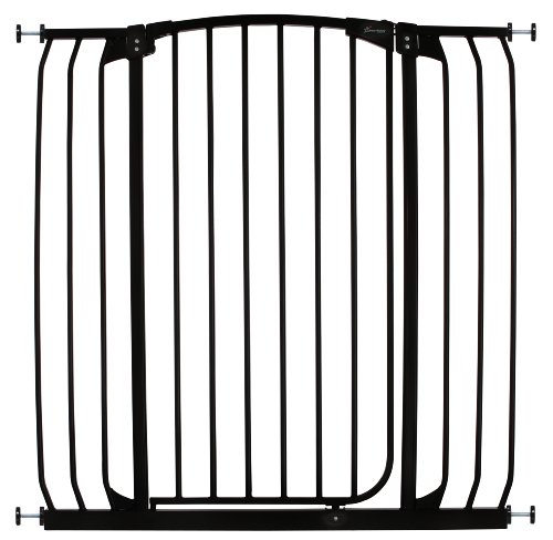 Dreambaby Chelsea Extra-Tall & Wide Auto-Close Security Baby Safety Gate-Black-Model F191B