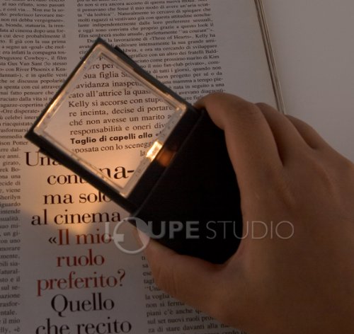 Amazon.co.jp: 池田レンズ工業 虫眼鏡 スライド ポケットルーペ ライト