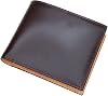 Glücklicher Kerl GK-010 Cordovan Bi-Fold Wallet, Mens, Coin Purse Included, Free Name Engraving, 10,000 Times Day, Heaven Forgiveness Day, Tiger Day, Fathers Day, Birthday, Present, burgundy, Small