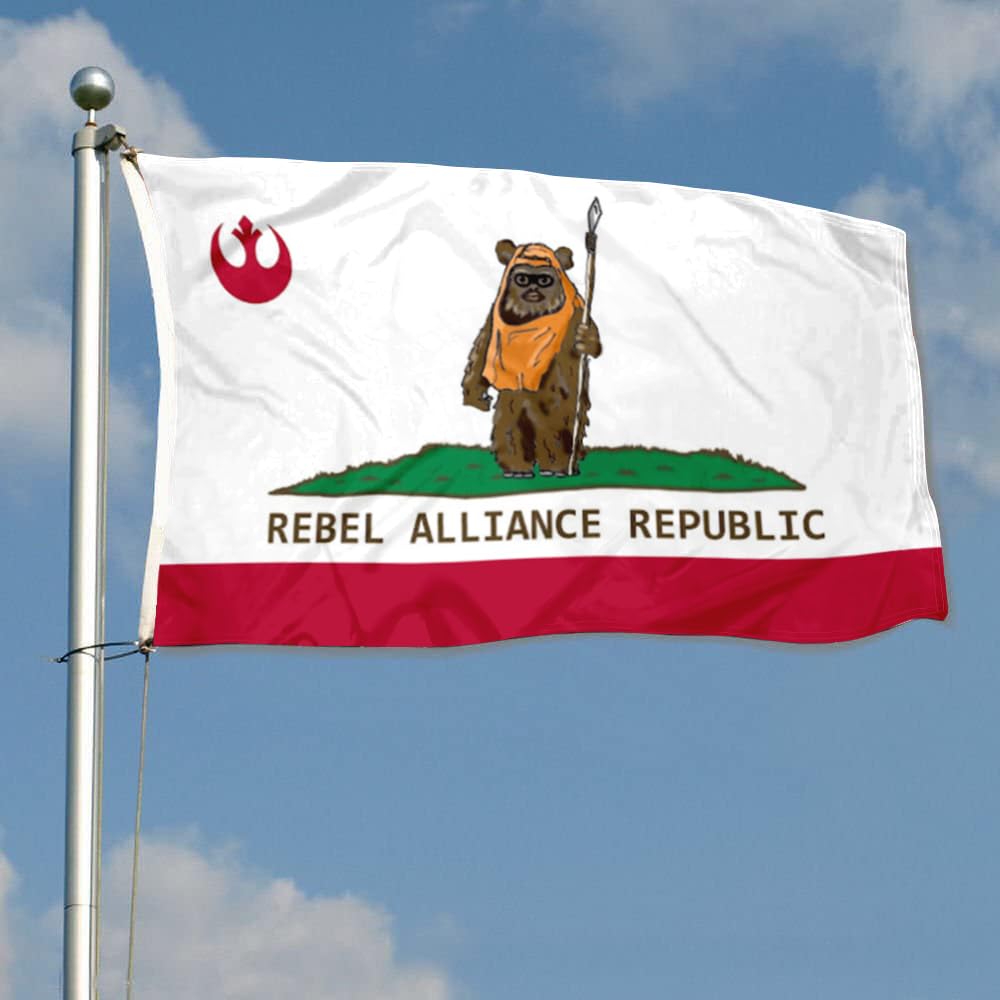 ●REBEL NATION Amazon.com : 2but Rebel Alliance Flag Tapestry banner 3x5ft Man