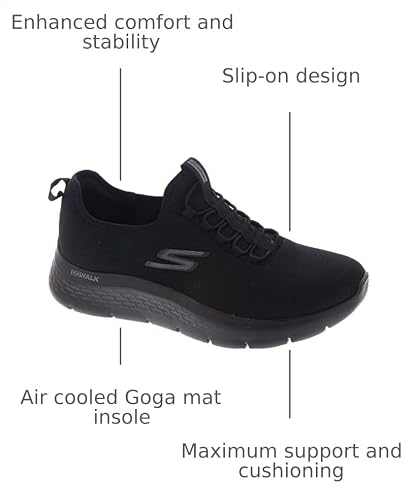 Skechers Skechers Men's Go Walk Flex Ultra, Black, 7.5