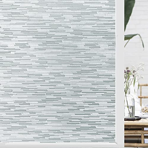 Lemon Cloud Window Film Frosted Vinyl Glass Film Static Stickers No Glue Non Adhesive Uv Blocking Decorative Glass Covering For Home Office Living Room (17.5In. By 78.7In) #TOP19