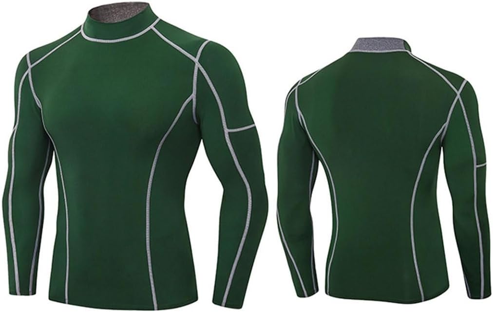 compression shirt Men's tight-fitting shirts, long-sleeved sports training shirts, sports running bottoming shirts