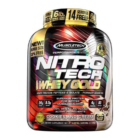 MTNITROTECH WHEY GOLD 5.5LB (COOKIES AND CREAM)