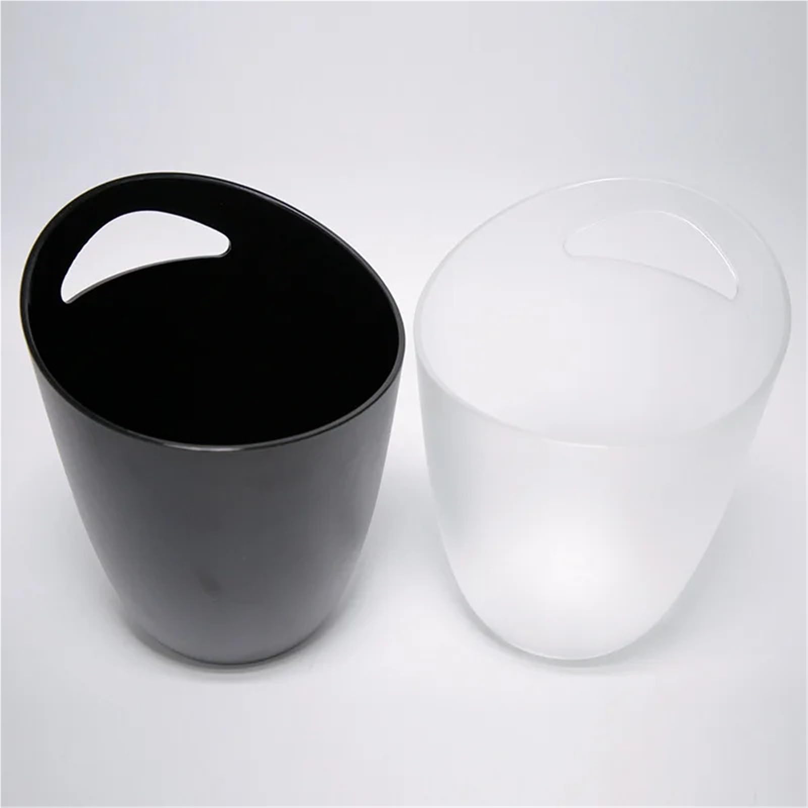 Secchiello for Il Ghiaccio Trasparente, Vasca for Bevande, Champagne, Birra, Vino, for Bottiglie di Vino, congelatore, Cocktail Bar, Ristorante per Casa, Bar(Black)