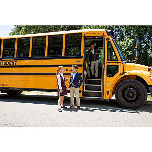 French Toast Girls Long Sleeve Oxford Blouse, White, 7,Big Girls'