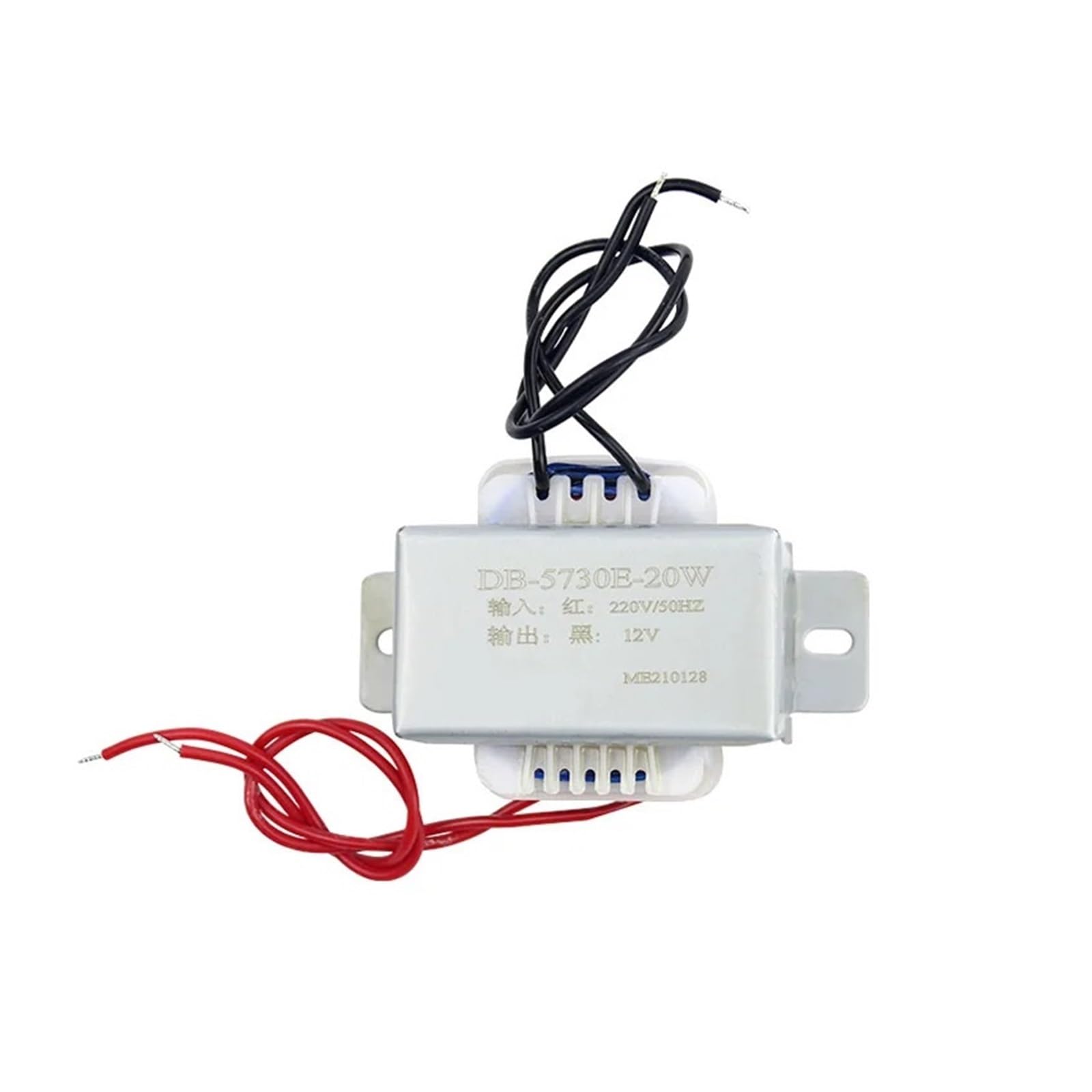 QRUYHBAJU Pressure transducer Power Transformer AC220V 380V Input Step Down Transformer 12V-0-12V 20W/VA Isolation Transformer 9V 12V 18V 24V 36V Output(AC220V INPUT,6V)
