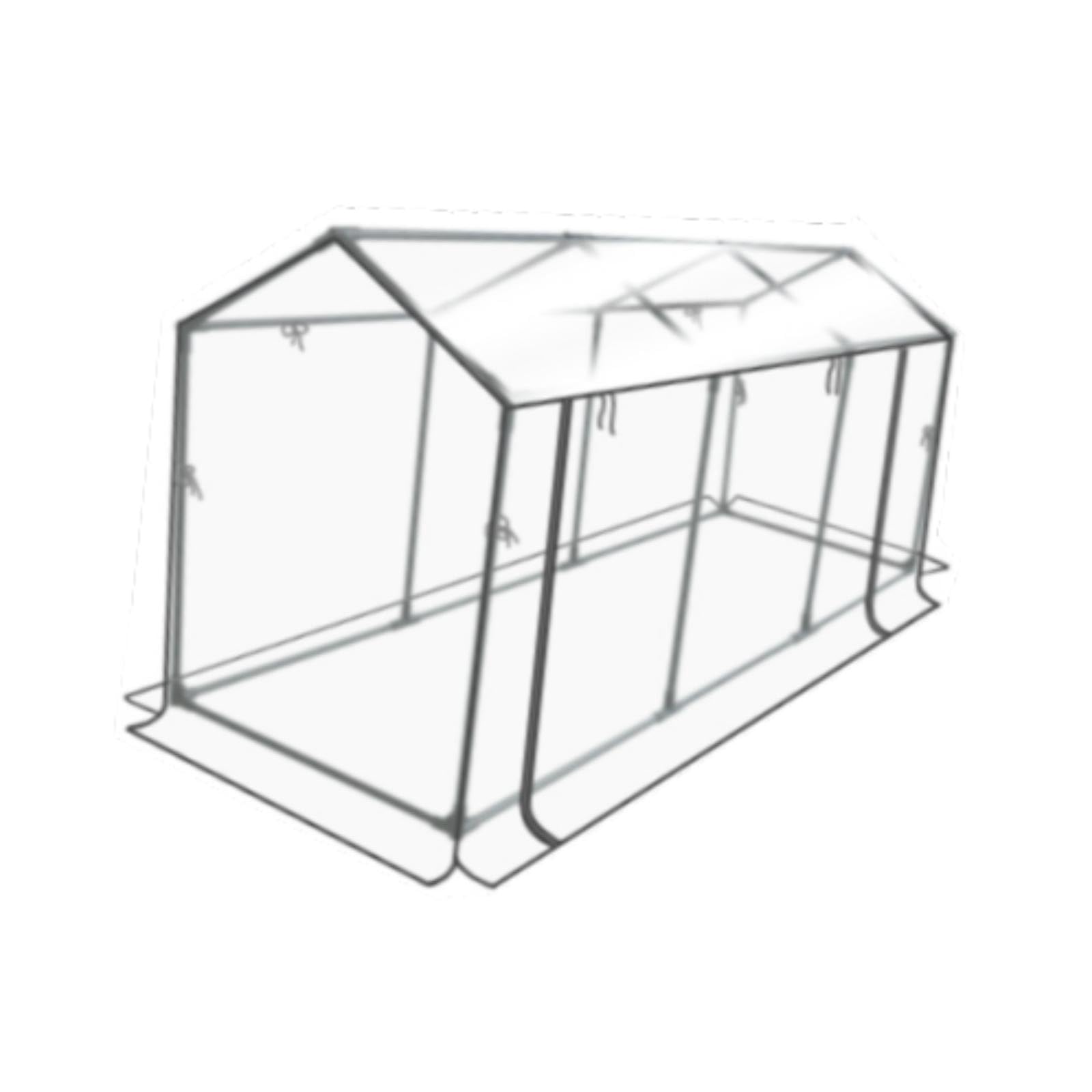 Mini Greenhouse Easy Assembly Clear Tent for Backyard Outdoor Indoor Flowers 180cmx60cmx78cm|Home & Garden|Yard, Garden & Outdoor Living|Garden Structures & Shade|Greenhouses & Cold Frames-image-25
