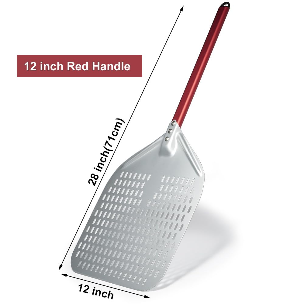 Niebieska łopatka do pizzy 30 cm – drewniana łopata do pizzy do pieczenia akcesoria idealna do domowego robienia pizzy i grillowania dla miłośników pizzy