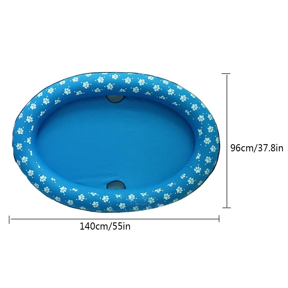 matela Gonflable Pour Chien Piscine, Radeau Gonflable Pour Chien, Flotteur De Piscine Pour Animaux, Lit Flottant Confortable Pour Piscine, Plage Ou Lac, Accessoire Flottant Sécurisé Et Résistant