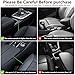 PLEW 2 Packs Car Seat Gap Filler Organizer, Car Seat Organizer, Seat Gap Storage Box with Cup Holders for Drink, Car Leather Cup Holder Gap Bag Front Seat for Phone, Sunglasses,Keys(Left+Right Side)