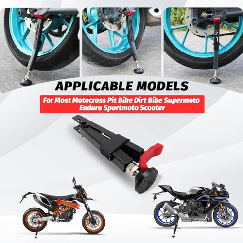 Support Roue Arrière Moto Réglable pour Lubrification de Chaîne Facile - 5