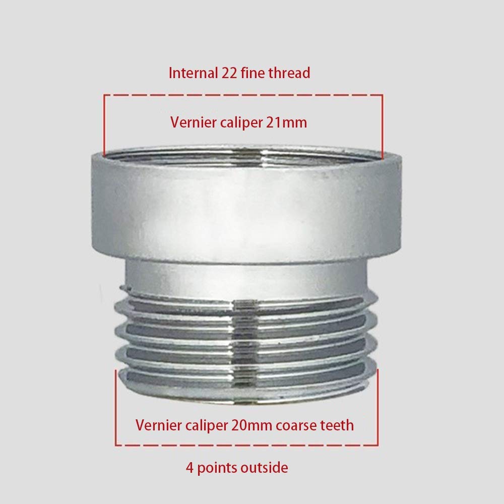 Amazon | 蛇口アダプター、蛇口変換アクセサリー、16/18/20/22/24/25